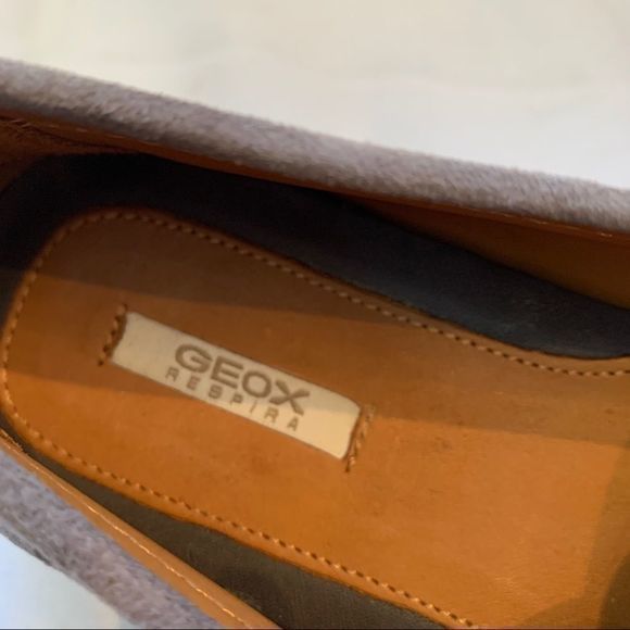 Geox Respira Suede Taupe Horsebit Loafers Size 39 - Picture 7 of 10